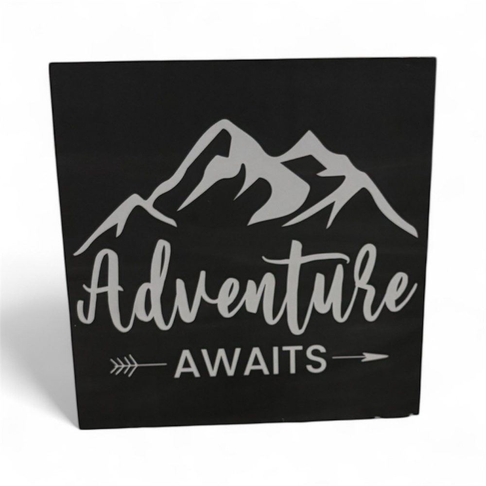 Black and White Adventure Awaits Wall Art